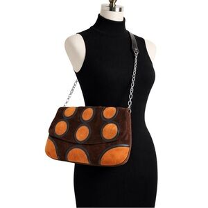 Vintage 1970s Italian Suede & Leather Shoulder Bag – Pulicati